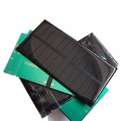 China 1W 2W 3W 1V 2V 3V 5V Epoxy Resin PET Mini Solar Panels for sale