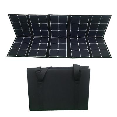 China Portable 200w de pouco peso que dobra os painéis solares para acampar à venda
