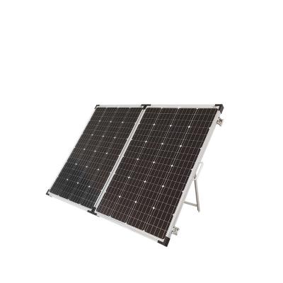China Outdoor Black 100 Watt 12 Volt Folding Solar Panels for sale