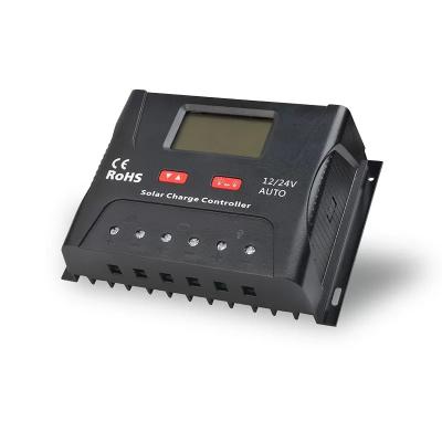 China Automatic 12V 24V 50a 60a PWM Solar Charge Controller for sale