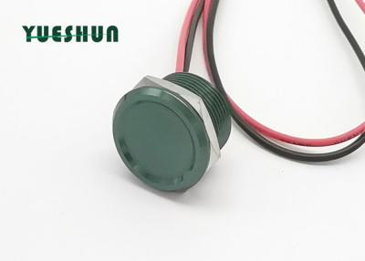 Chine Commutateur piézo-électrique imperméable de contact, corps en aluminium de couleur verte de commutateur de bouton poussoir à vendre