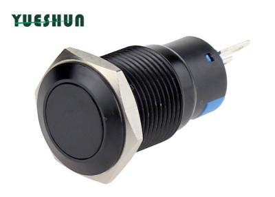 China Waterproof Anti Vandal Push Button Switch , 16MM Push Button On Off Switch for sale