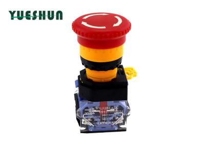 China 22mm 10A Red Emergency Stop Mushroom Head Push Button Switch For Lift Elevator for sale