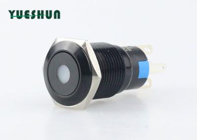 China interruptor da luz de tecla redondo do interruptor de tecla da montagem do painel de 16mm à venda