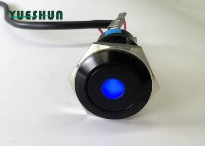 中国 防水ミニチュア照らされた押しボタンスイッチ高いヘッド リングLEDタイプ 販売のため