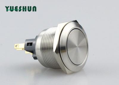 China IP67 Metal Momentary Push Button Switch , 22mm Momentary Push Button 2NO 2NC 8 Pin for sale
