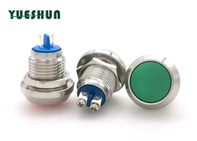 China Ball Round Head SS Push Button Switch Normal Open 12MM Mounting Hole for sale