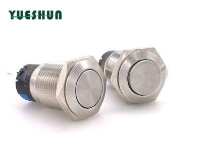 China High Round Head Stainless Push Button Switch Durable For Longstanding Press for sale