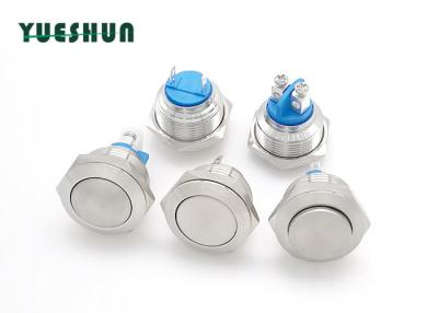 China Self Reset Stainless Steel Push Button Switch , Anti Vandal Push Button Switch Waterproof for sale