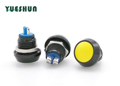 China Black Aluminum Waterproof Momentary Micro Switch Normal Open Ball Round Head for sale