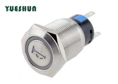 China 12V 24V LED Light Car Horn Push Button Switch Anti Vandal Momentary Self Reset for sale