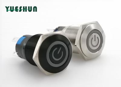 Chine L'angle observe 12V 220V 16mm a illuminé le bouton poussoir non magnétique avec le chargement lourd à vendre
