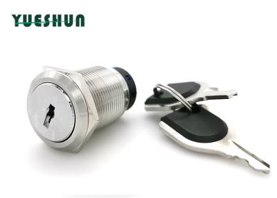 China 19mm Anti Vandal Push Button Switch , 2 Position Key Rotary Switch IP67 Rated for sale