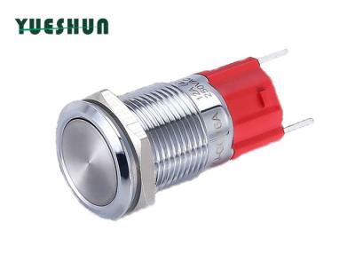 China Interruptor de botón de aluminio plano micro momentáneo de la prenda impermeable IP67 en venta