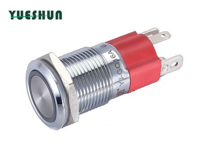 China 16MM Led Light Large Current 10A Push Button Switch for sale