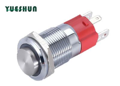 China Momentary Maintained 16mm 10A Push Button Switch for sale