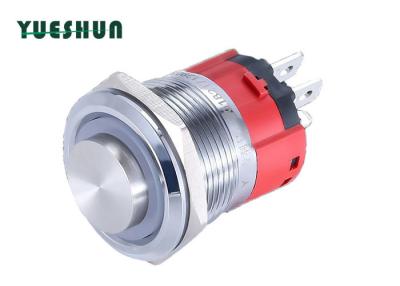 China Heavy Duty Waterproof 22mm Momentary Push Button Light Switch for sale
