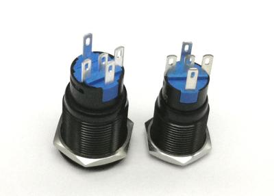 China Momentary 12mm 1NO1NC IP65 Push Button Electrical Switch for sale