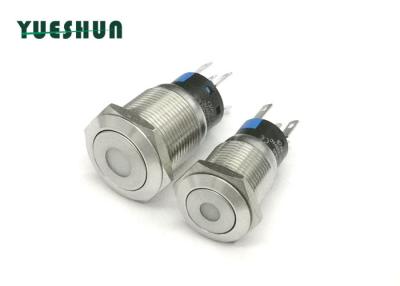 China Surface Mount 16mm DPDT 1NO1NC Led Push Button Switch for sale