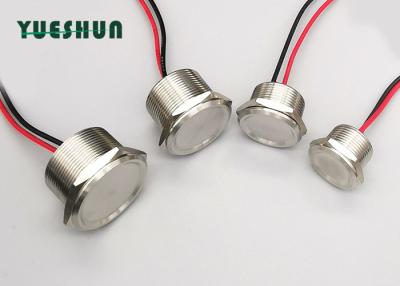 China Latching Type Capacitive Touch 22mm Piezoelectric Button Switch for sale