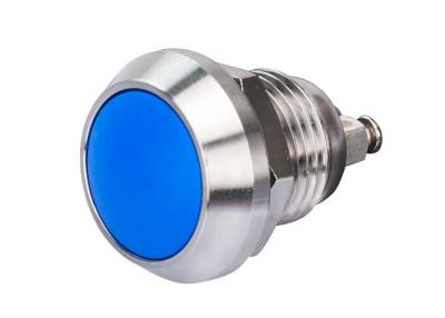 China Momentary 12mm Domed Anti Vandal Push Button Switch DC Normal Open Ip65 for sale