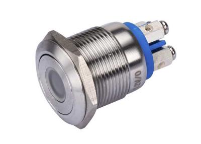 China Screw Terminal 24v Push Button Switch LED Illuminiated Waterproof for sale