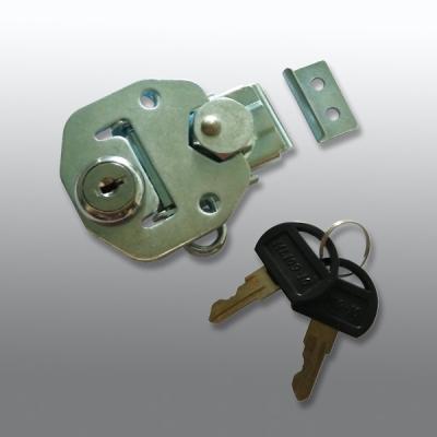 China Medium surface latch of wooden case, Keylockable, with keeper plate, zinc plating finish for sale