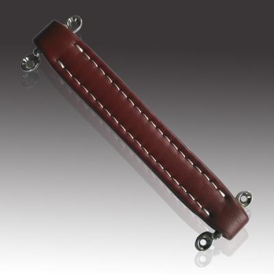 China Leather handles for guitar speaker, RED COLOR for sale