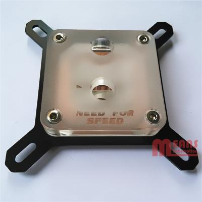 China The high quality CPU Water block,Radiator,MS-055-AC,Acrylic/Carbon steel/Red copper.Rohs for sale