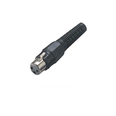 China XLR Connector,3 Pins with Nickel Contacts.Rohs. MS-A056N-3P for sale