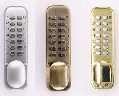 China Mechanical Key Code Digital Push Button Lock for Door,mechanical keys,Safety latch.Zinc Alloy key lock,Safey,waterproof. for sale