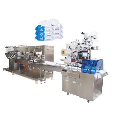 China Baby Wet Wipes Packaging Machine 3KW Multi Function Packing Machine for sale