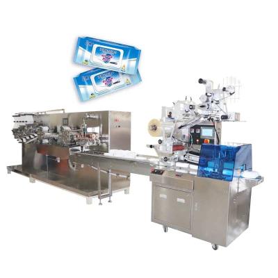 China 3KW Wet Wipes Packing Machine / Fully Automatic Packing Machine CE for sale