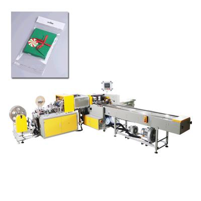 China 13kw Automatic Bagging Machine CPP Film Bag Packing Equipment Card sleeve for sale