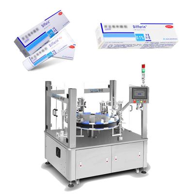 China Rotary Vertical Automatic Cartoning Machine Delicate Medical Gel for sale