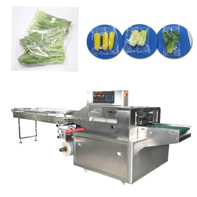 China Automatische Gemüseverpackungs-Maschinen-Multifunktionskissen-Satz-Maschine zu verkaufen