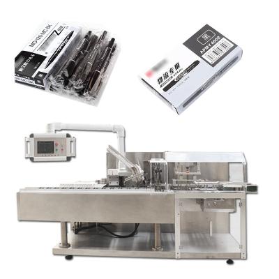 China Intact Box Automatic Cartoning Machine 220V Stationery Markers Packaging for sale