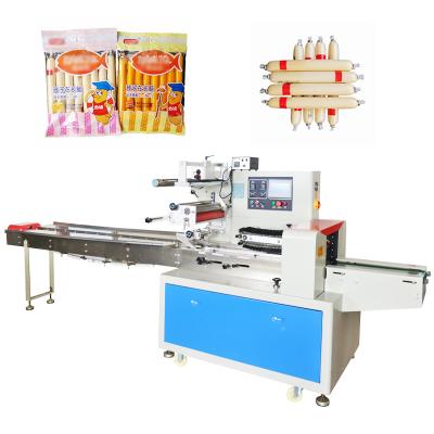 China Continuous Pillow Sealing Machine 2.5KW Flow Packing Machine Sausage for sale