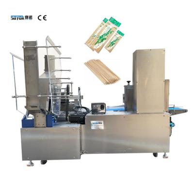 China BBQ Skewers Bamboo Stick Packing Machine Automatic Counting And Feeding for sale
