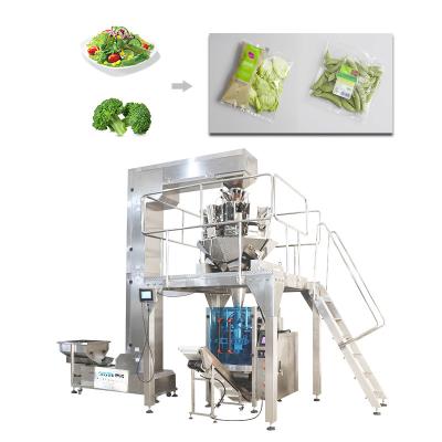 China Máquinas de embalagem de pesagem, enchimento e selagem de salada de vegetais de alta precisão à venda