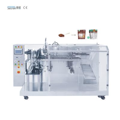 China PLC Automatic Bagging Machine Bag Feeder Stand Up Pre - Made Bag Granule Packaging Machine for sale