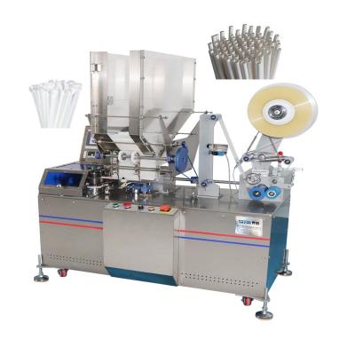 China 220V Low Energy Straw Packing Machine Automatic Feeding Individual Pack for sale