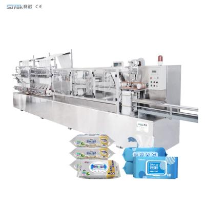 China High Speed Baby Wet Wipe Making Machine 80 Bags / Min for sale