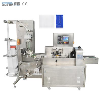 China Baby Wet Wipes Packing Machine Wet Towel Tissue Production Line 220v for sale