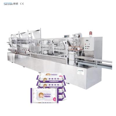China Portable 120pcs / Pack Wet Wipes Making Machine With Display Screen for sale