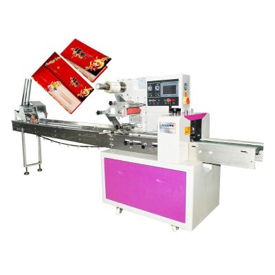 China Fully Automatic Invitation Letter Feeding Packing Machinery Plastic Bag Wrapping Machine for sale