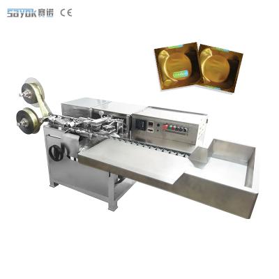 China 100 Bags /Min Automatic Packaging Machinery Square Condom Sealing Machine for sale