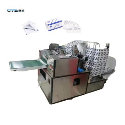China 6 lijnen met snijmachine automatische alcohol pad High Speed Making Packaging Machine Te koop