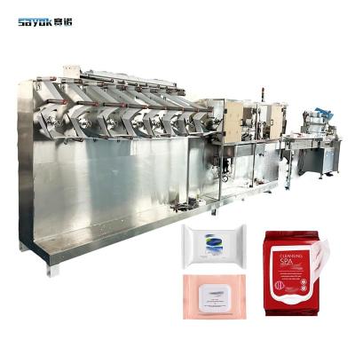 China Quick Changeover And Flexibility Baby Wet Wipes Packing Machine with 7'' Display Screen for sale