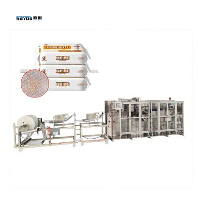 China Automatic Wet Floor Wipes Packing Machine Customizable Packaging Designs en venta